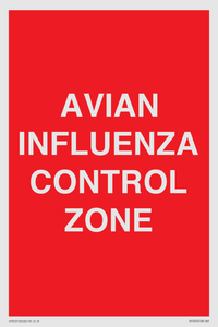 AVIAN INFLUENZA CONTROL ZONE